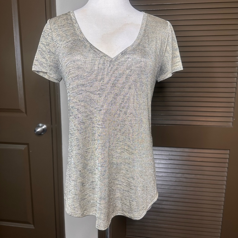 WHBM | Gold Shimmer Tiger Tee